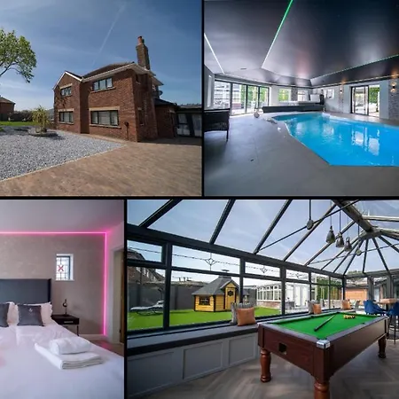 20 Guest Luxury - Private Pool, Hot Tub & Gym Lytham St Annes